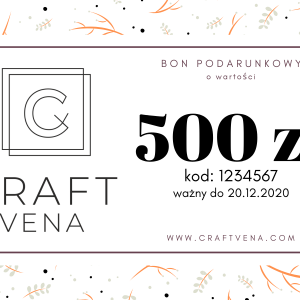 BON PODARUNKOWY 500 zł